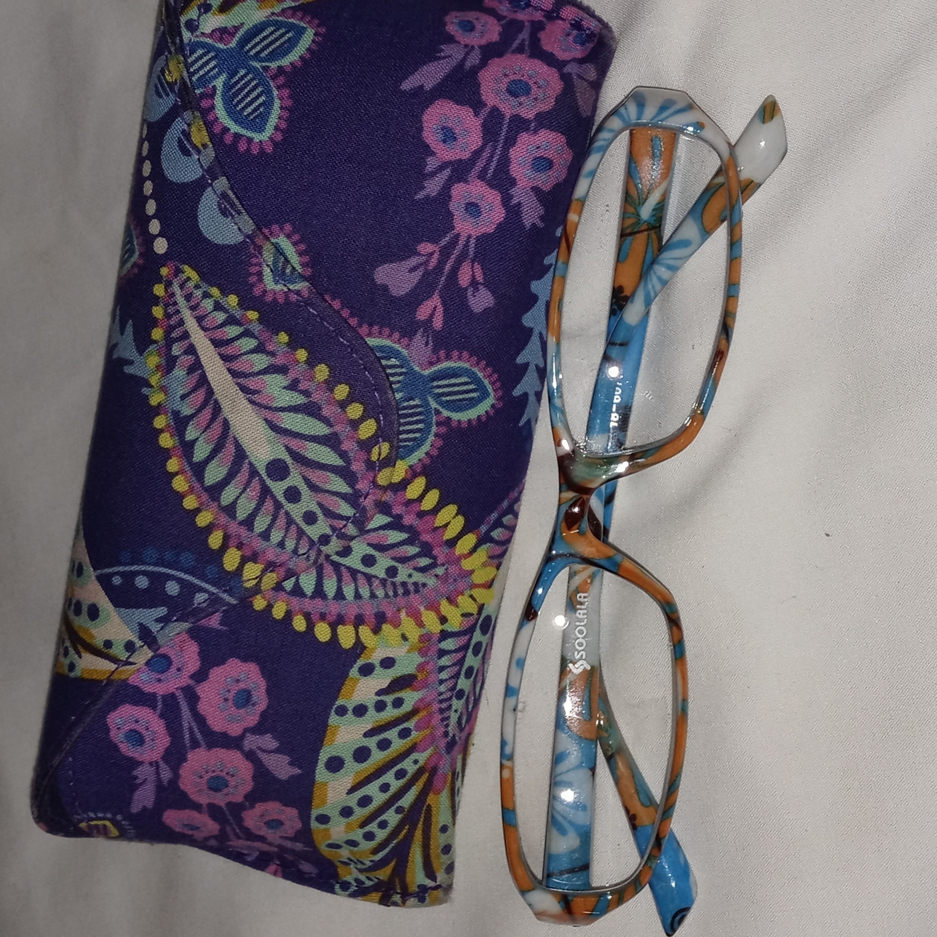 Soolala Spring Hinge Rectangular Reading Glasses